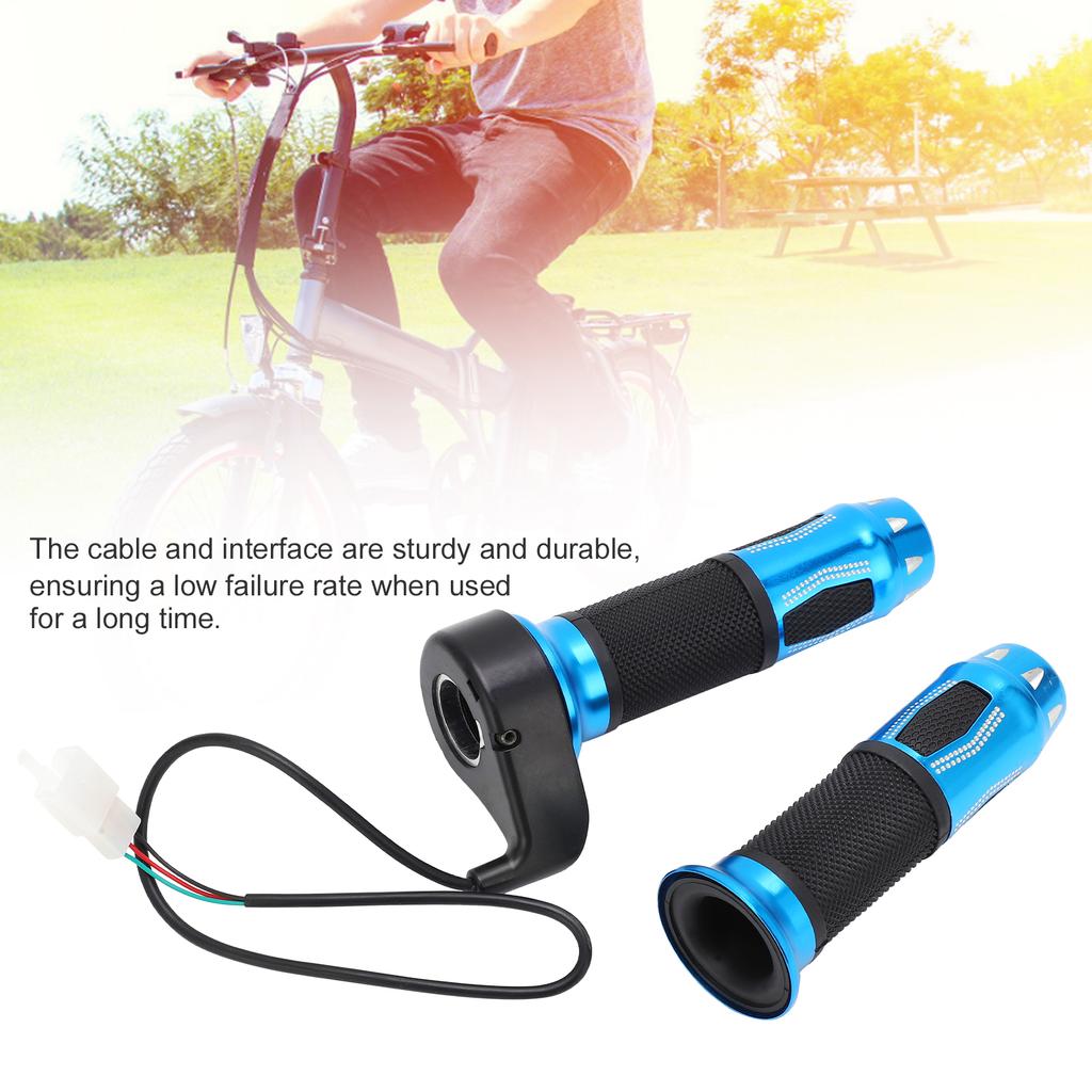 1 Pair Electric Bike Throttle Grip Universal Throttle Handle Grips for Electric Bicycles