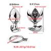 Adult Products Sex Fun Products Anal Lock Chastity Lock Opening and Closing Butt Plug Dilator a SM Metal Toy