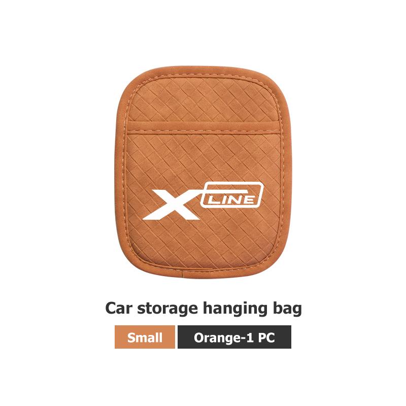 BBEC3 Leather Car Styling Hanging Phone Protector Bag Door Side Pocket Storage Accessories For KIA Xline Sportage Optima Ceed Soul