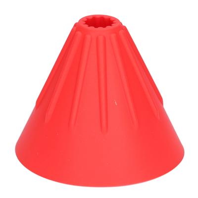 Gotero de Café de Silicona Portátil Reutilizable Plegable Filtro de Café para Viajes Camping Oficina Hogar Rojo