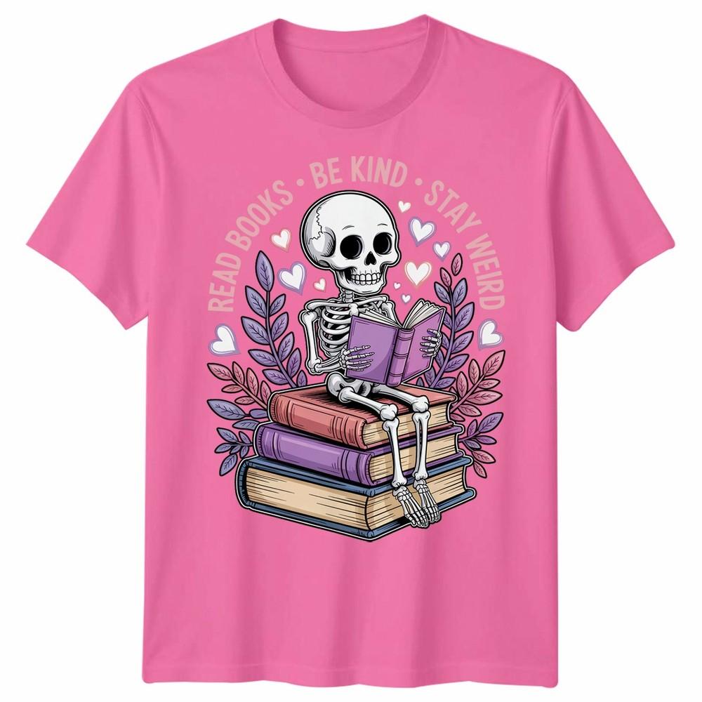 World Book Day Read Books Be Kind Stay Weird Funny Retro Aesthetic Unisex Tshirt