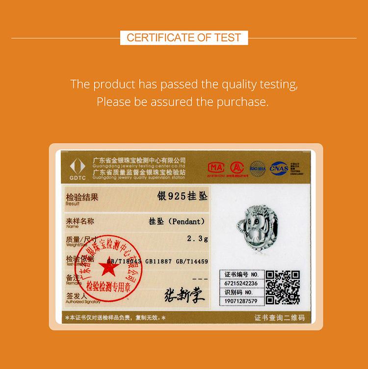 WOSTU Panier de fleurs en argent Sterling 925 pour bébé, hérisson exquis, perles breloque adaptées au Bracelet Original, pendentif, bijoux fins