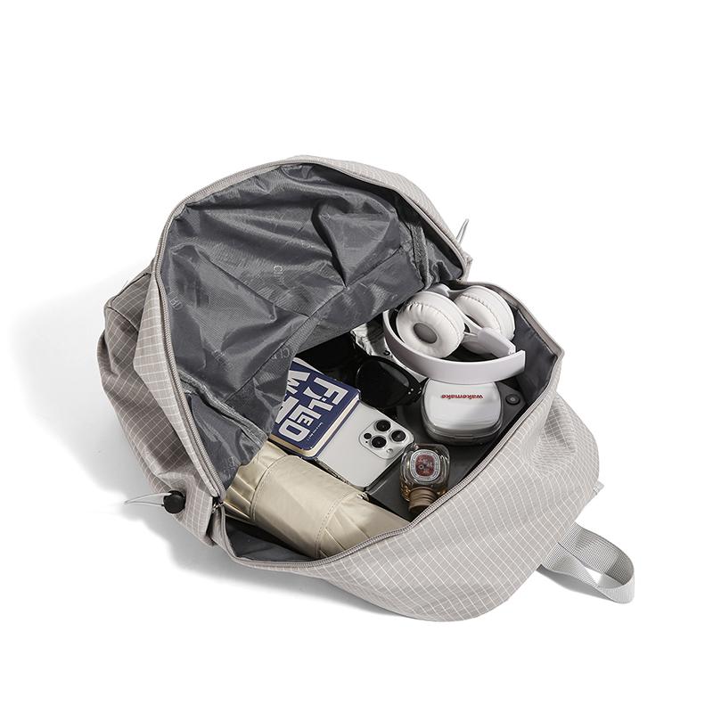 Nylon Commuter Backpack Lightweight Outdoor Large Capacity Check Student Backpack