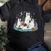 Halloween Cat Ghost Costume T-Shirt: Funny Cat Lover Gift