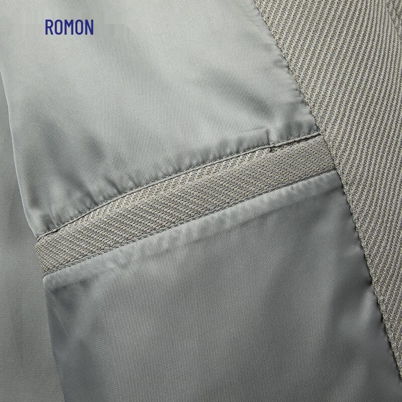 Luomeng Men's Anti-Wrinkle Baseball Collar Jacket