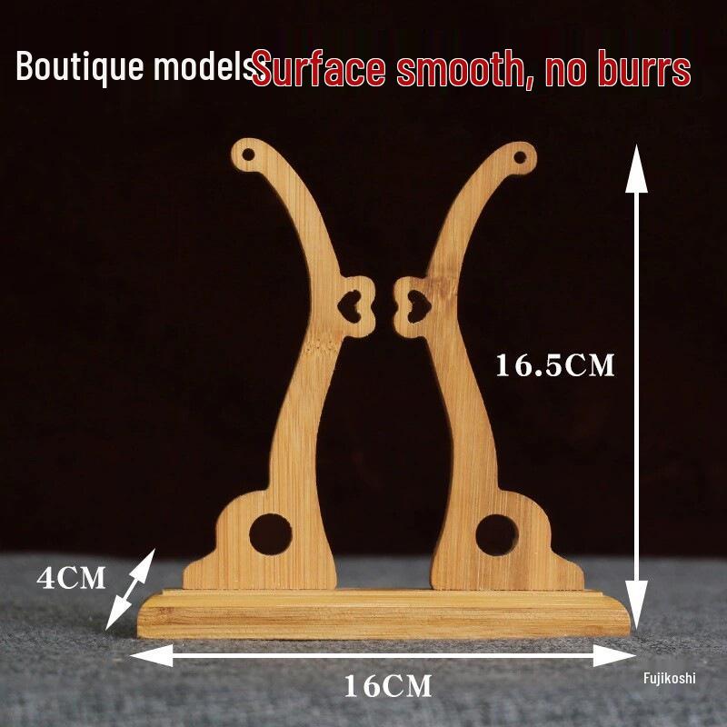 Folding Round Fan Holder - Classical Chinese Wedding & Palace Display Stand