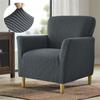 1 Stück Jacquard Stretch Stuhlbezug Einfarbige Tub Sesselhülle Einzelsofaabdeckung Sofaschutz Bar Theke Heimdekoration