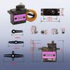 HiRCgo 5-Piece MG90D Digital Servo, Full Metal Gear, Micro Size (SG90MG90S Compatible), for RC Helicopters, Airplanes, Smart Cars, and Robot Arm DIY