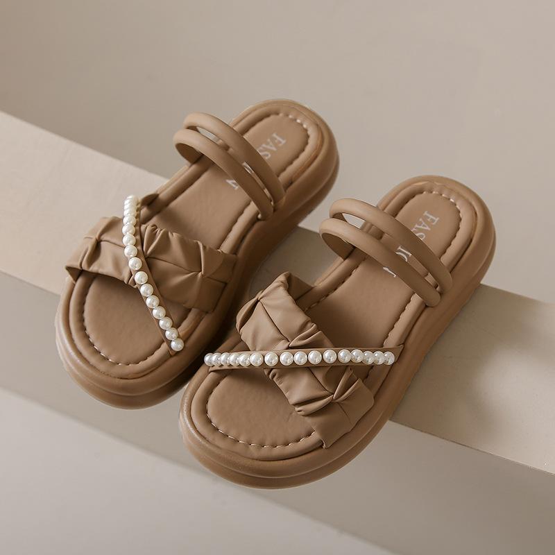 Cool slippers for women's new summer wear with skirt fashion fairy style exquisite and thin sandals