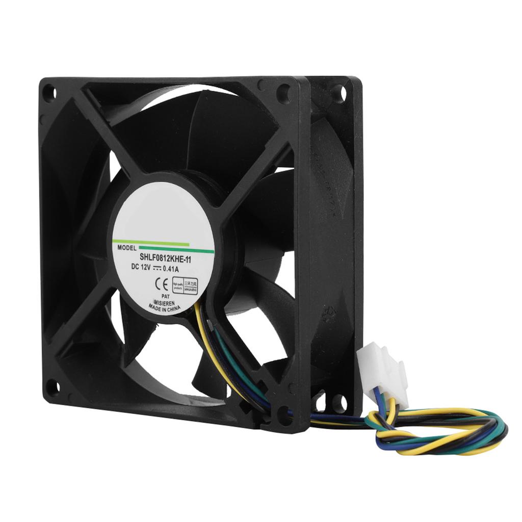 SHLF0812KHE 11 DC12V 0.41A 8CM 4Pin PWM Temperature Control Chassis Cooling Fan Cooler