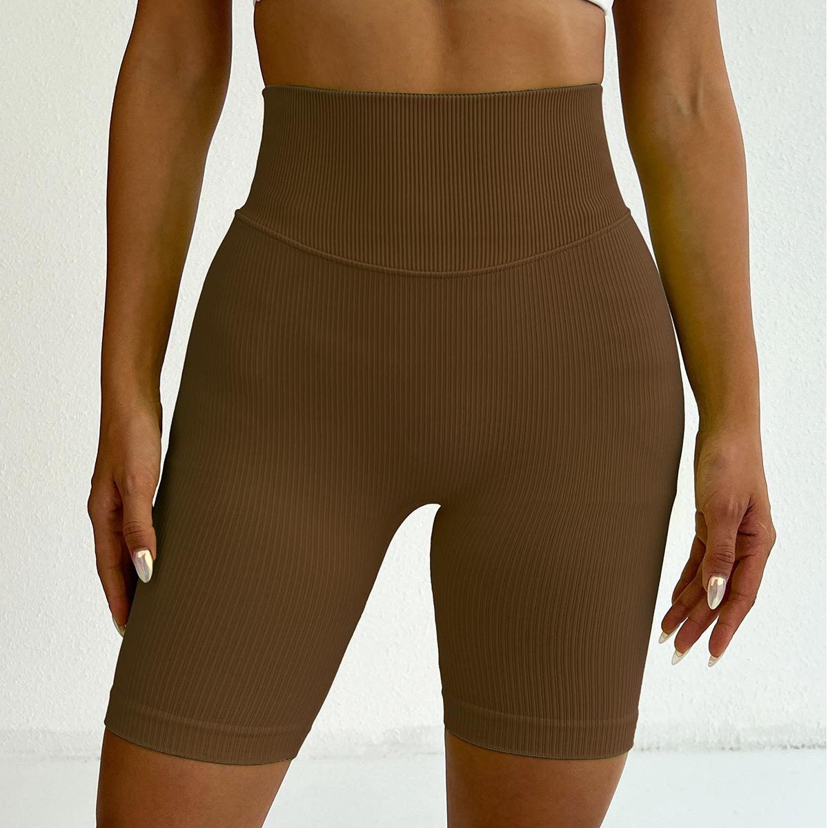 

Спортивные шорты Новые спортивные брюки для йоги Высокая талия живот и красивые ягодицы Быстросохнущие шорты для фитнеса и йоги L