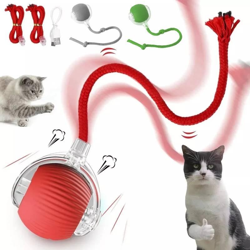 Automatic Rolling Ball Smart Pet Toy Electric Self Moving Cat Dog Prop Game