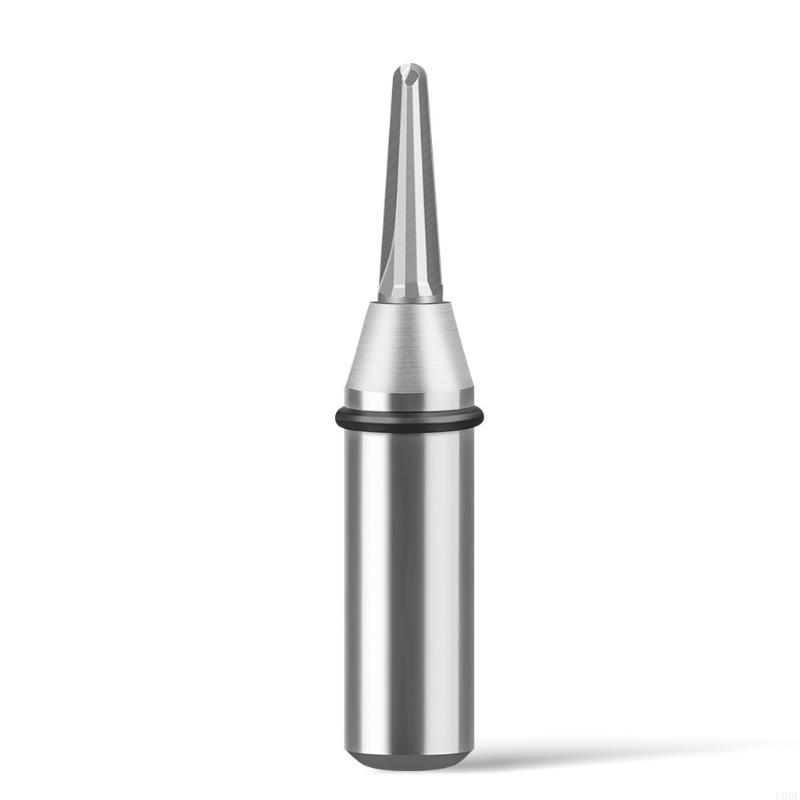 Carbides Tapered Woodworking Bit 1/2Inch Shank Round Bottom Router Bit For Smooth Curved Slots Machine Compatibility