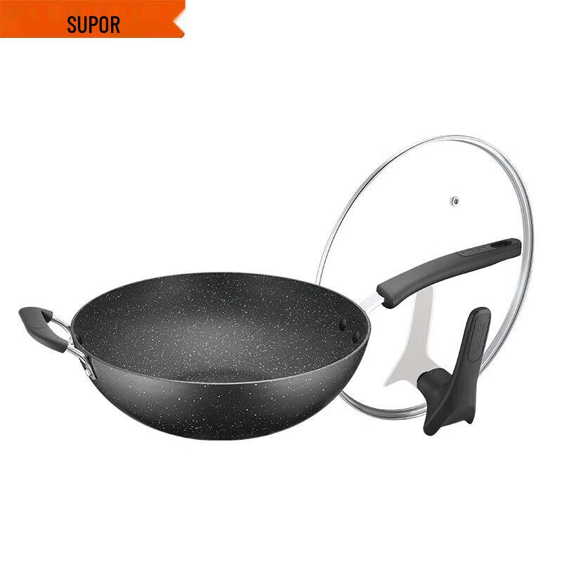 SUPOR NC32PA1 Non-Stick Flat Wok