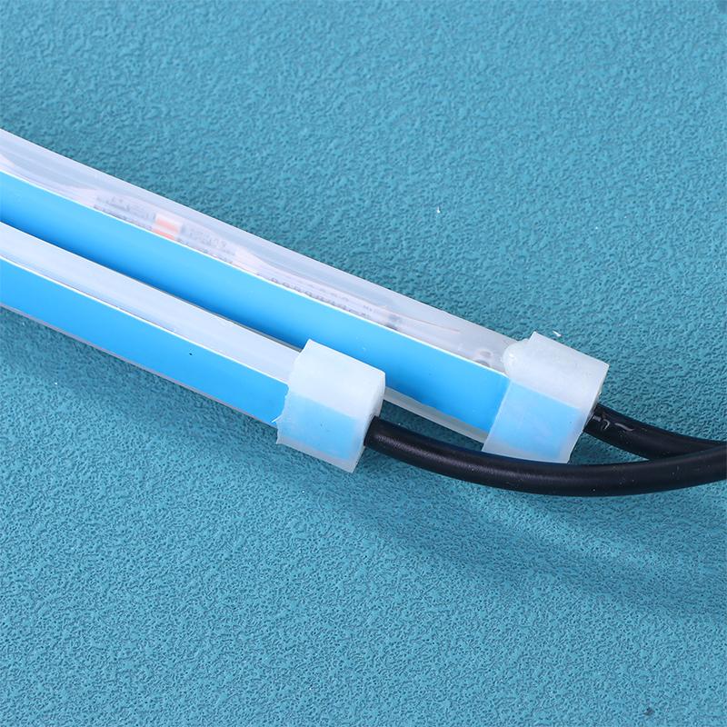 2 Pezzi 30/45/60 Cm DRL Flessibili Impermeabili per Auto Striscia LED per Fari Universali Fari Auto Segnale di Svolta Giallo Luce Flusso Freni