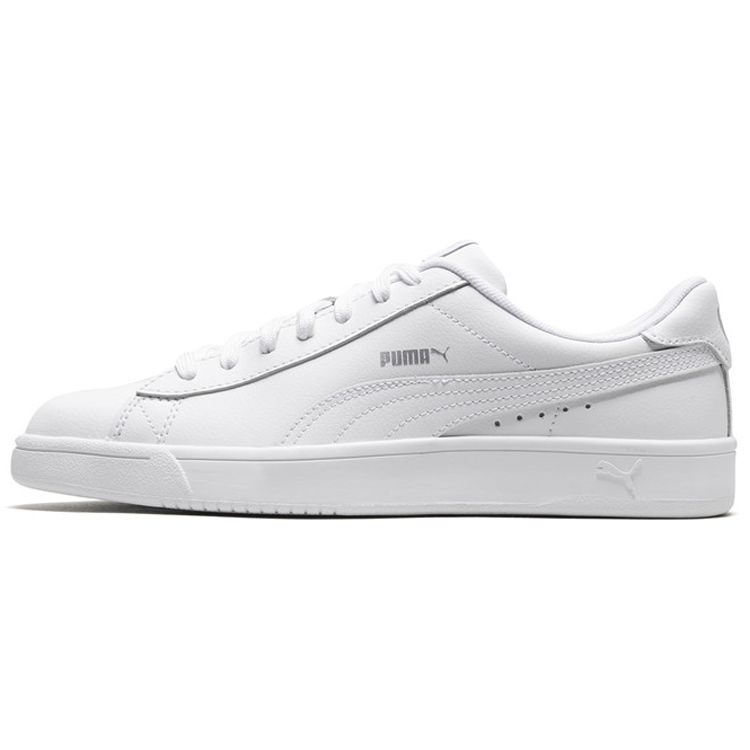 Puma Court Breaker Derby L Comfortable Lightweight Low-Top Skate Shoes Unisex Sneakers White 369503-02