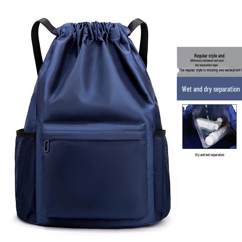 Portable Fitness Drawstring Backpack for Sports, Training, and Events
