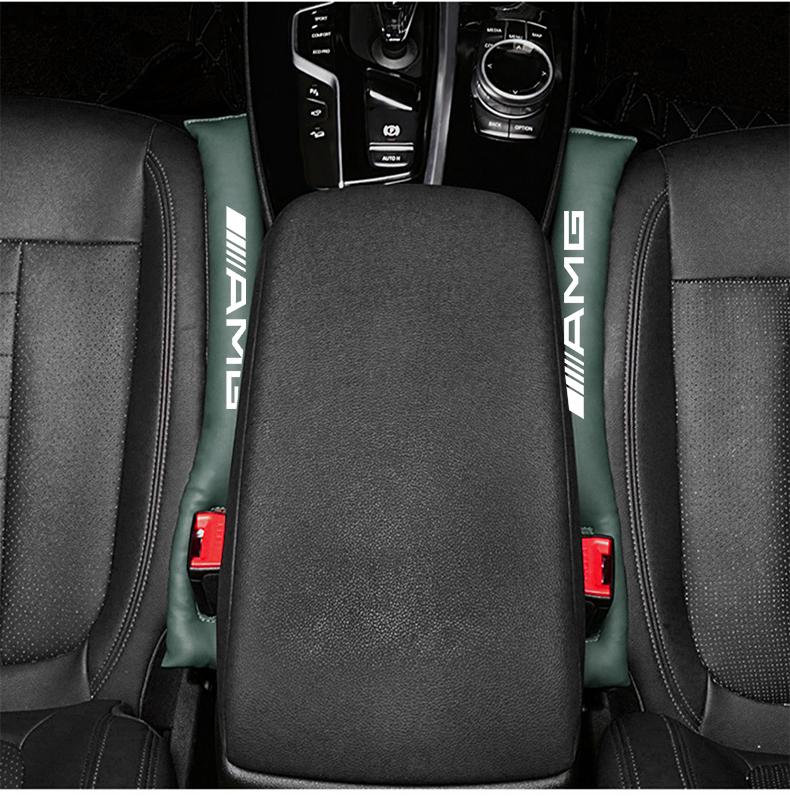 

2Pcs AMG Car Seat Gap Filler Leak Proof Sealing Strip Stickers For Mercedes Benz W204 W205 W203 W211 W212 W213 W201 W210 W124