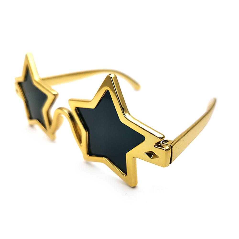 Summer Women Y2k Sunglasses Star Pentagram Shape Party Photo Props Glasses Punk Sun Glasses Trendy Futuristic Shades Eyewear