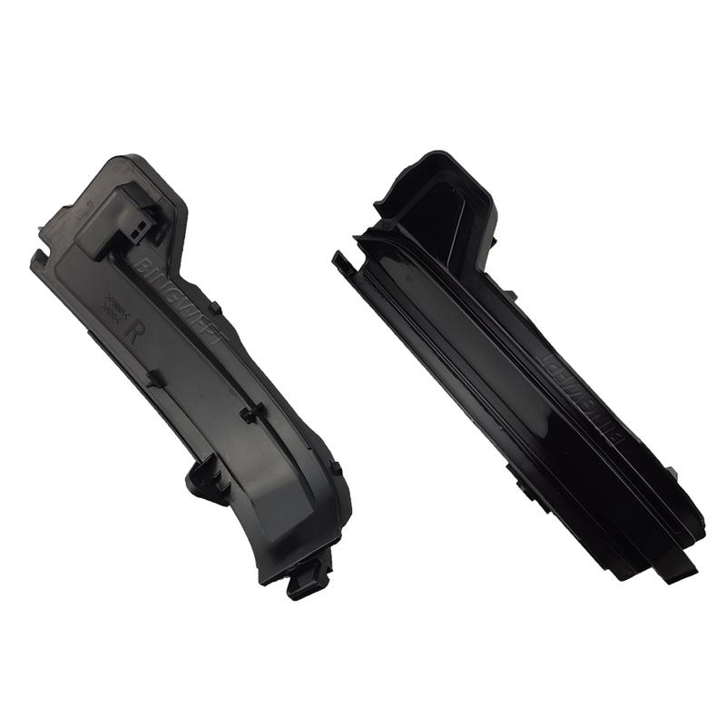 2X Car Yellow Flowing Water Side Lights For Skoda KODIAQ 2016-2020 Dynamic LED Rearview Mirror Streamer Turn Signal Lights