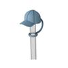 Hat Shaped Silicone Straw Cover Coffee Stirring Stick Decoration, Cocktail Decoration Reusable Silicone Straw