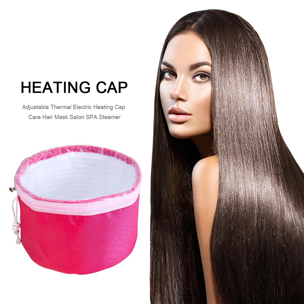 Hair Steamer Cap Electric Hair Heating Cap Thermal Treatment Hat Waterproof Self-heating Hat SPA Nourishing Hair Styling Care