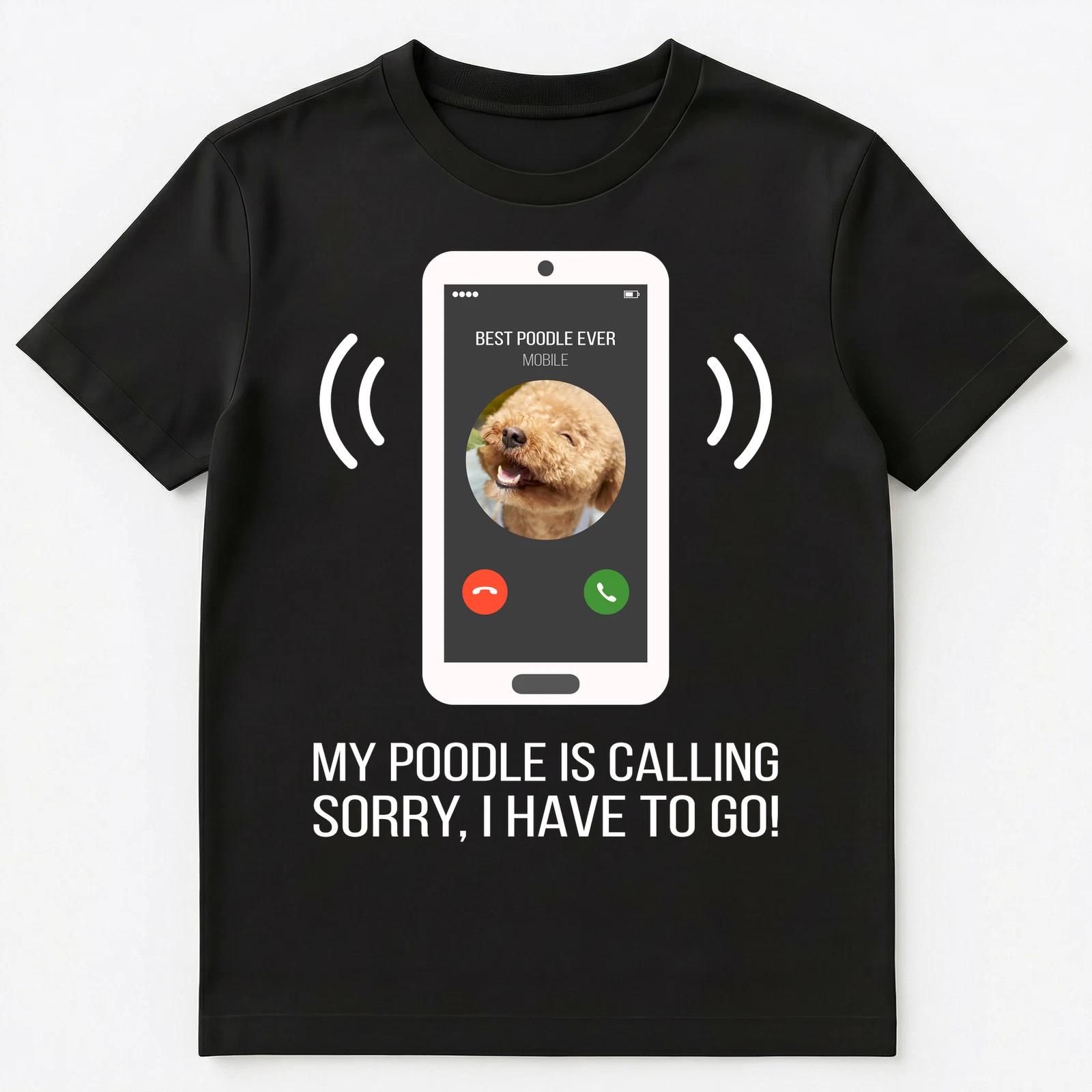 Funny Poodle Dog Unisex T-Shirt S