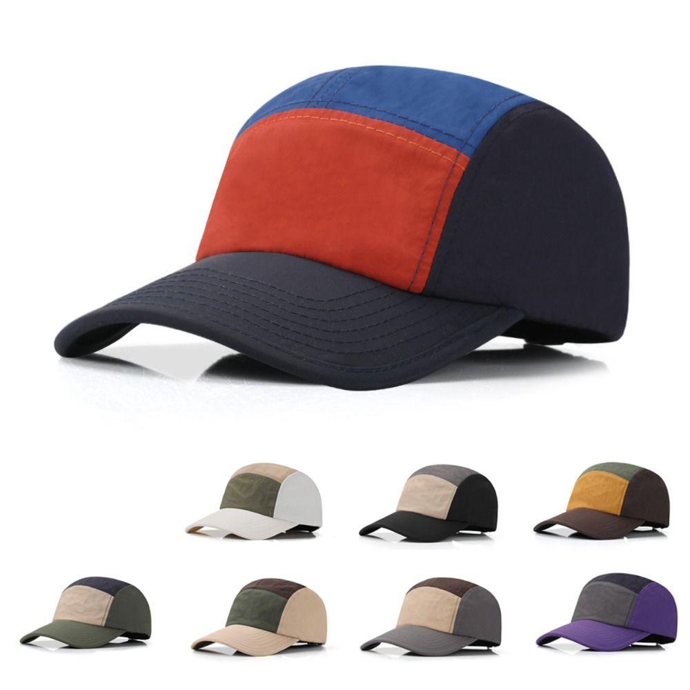 5 Panel Baseball Cap Nylon UV Protection Cap Fashion Sun Visor Cap Outdoor Fishing Hiking Golf