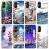 Anime Aesthetic Scenery Phone Case For Xiaomi Poco X7 X6 X5 Pro F7 Ultra Redmi 15C 15 13 13C 12 12C 10 10A 10C 9 9A 9C 9T Shell