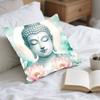 Buddha Zen Stein Blume Serie Kissenbezug Elegant Wohnzimmer Schlafzimmer Dekorative Rechteckige Kissenbezüge Sofakissenbezug