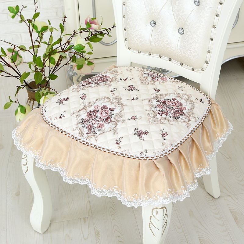 Simple Style Solid Color Dining Chair Cushion 43x45cm Home Decor Seat Cushion Thicken Non-slip Office Sedentary Stool Pads