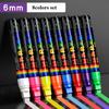 8-color Water-based Fluorescent Board Special Marker Erasable Whiteboard Pen Small Blackboard Billboard Water Pen