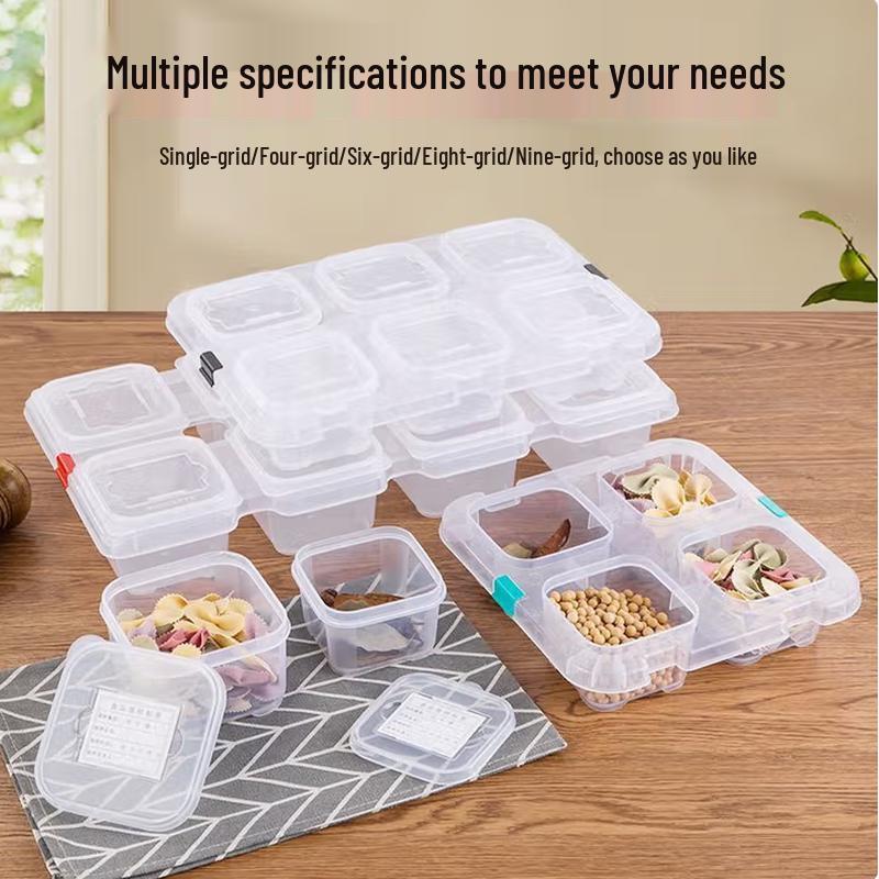 Multi-Compartment Food Sample Storage Box