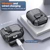 KEYSION Magnetic Automatic Switch Earphone Case for Airpods Pro 3 Pro 2 Shockproof Phone Stand Hook Headphone Cover for AirPods 4