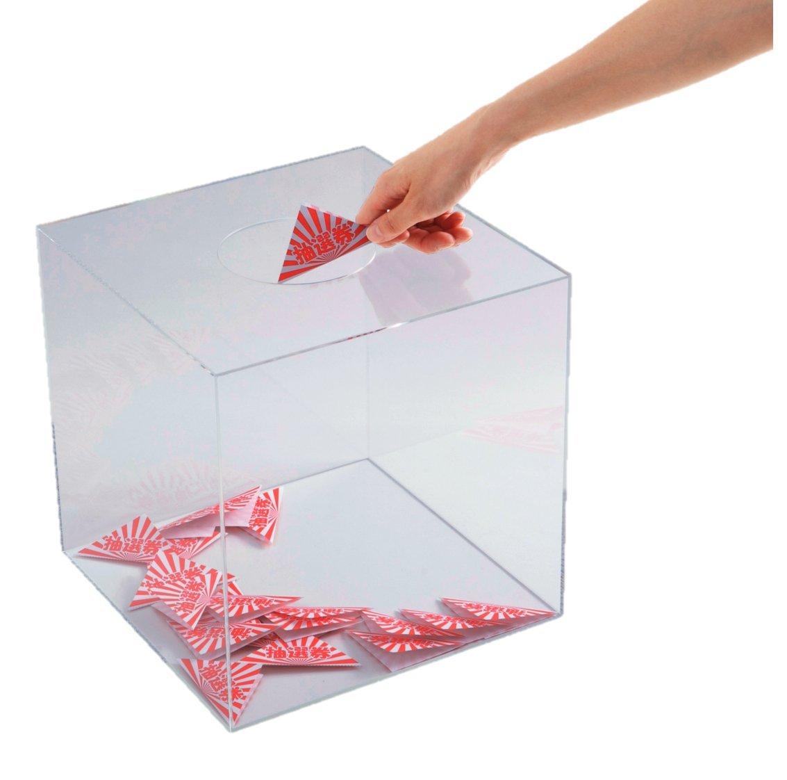 

Прозрачный акриловый лотерейный ящик, (Ш300×Г300×В300)