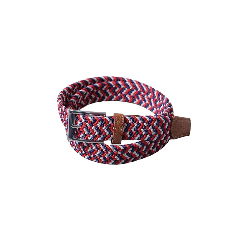 

[Nano Universe] rubber mesh belt men s F 100 red 672-5150201