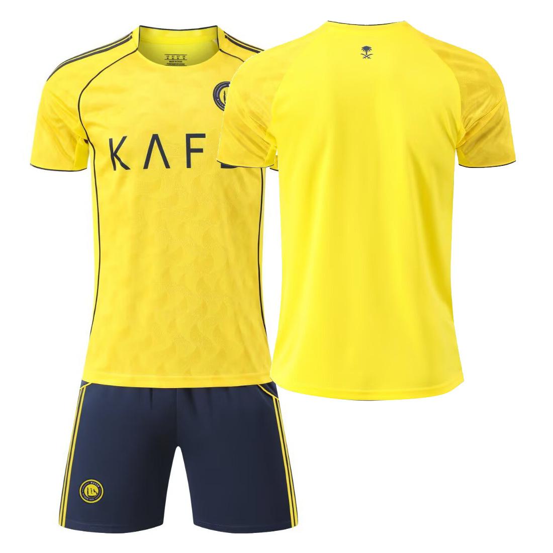 Hot Football Jersey No. 7 Jersey Riyadh Victory Adult Children S Football Training Jersey Saudi Arabia 16