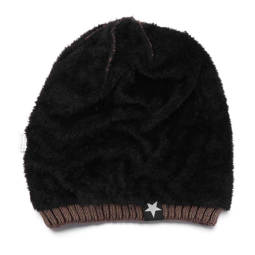 Women and Men Slouchy Fleece Lined Winter Warm Hat Knitted Hat Skull Cap Men's Beanie