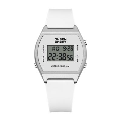 Silicone Digital Waterproof Sports Watch with LED Alarm and Stopwatch for Men and Cute and Stylish Quartz Watch Perfect Gift for and White Day Women,