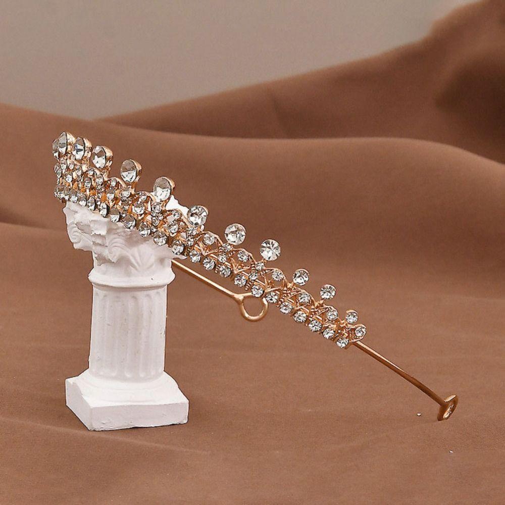 Hair Jewelry Crystal Bridal Crown Zircon Princess Tiara Diadem Wedding Hair Jewelry  Girls