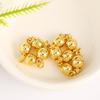 18K Gold Plated Colorfast Round Magnetic Ball Clasp for DIY Bracelet and Necklace Jewelry
