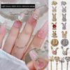 Delicate Rabbit Nail Nails Ornaments Charm Shining Sparkling Decorative