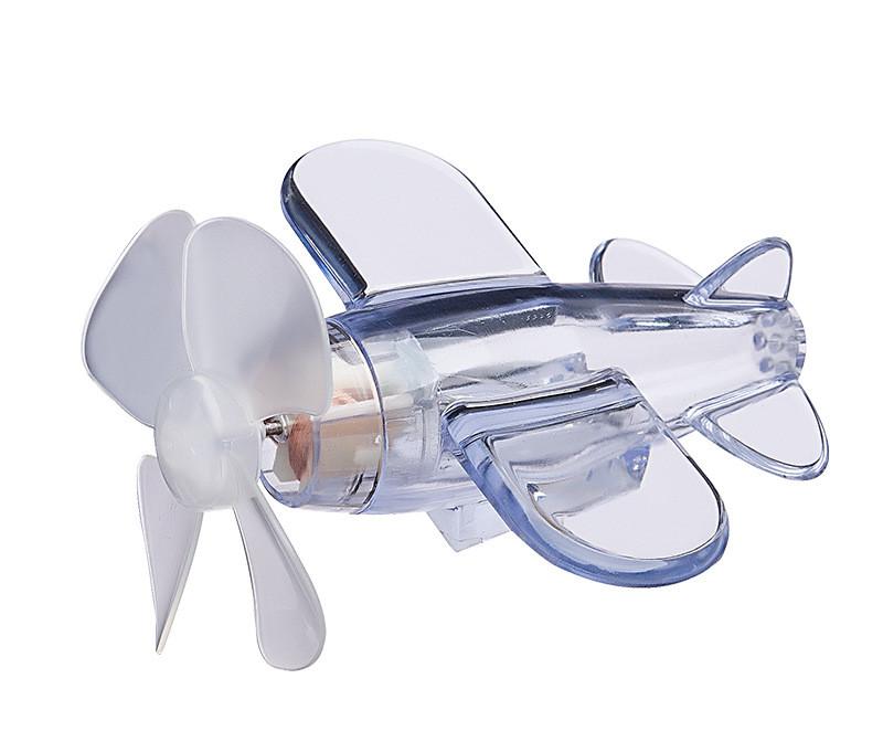 Car Rotatable Airplane Wind Powered Small Led Light Airplane Decor Car Styling Ornaments Bikes Motorcycle Bicycle Decorations
