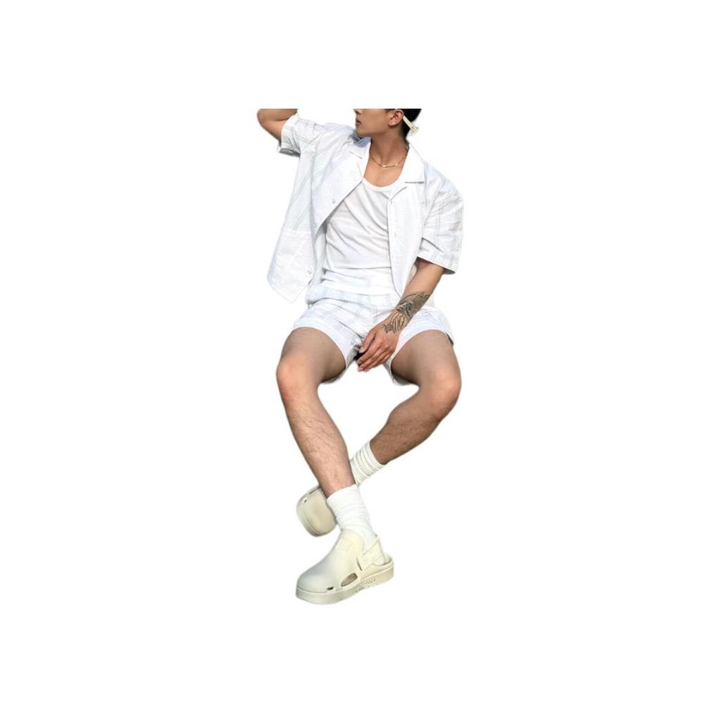 New PUMA Casual Shorts Unisex White 628236-02