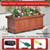 Outdoor Treated Wood Planter Box