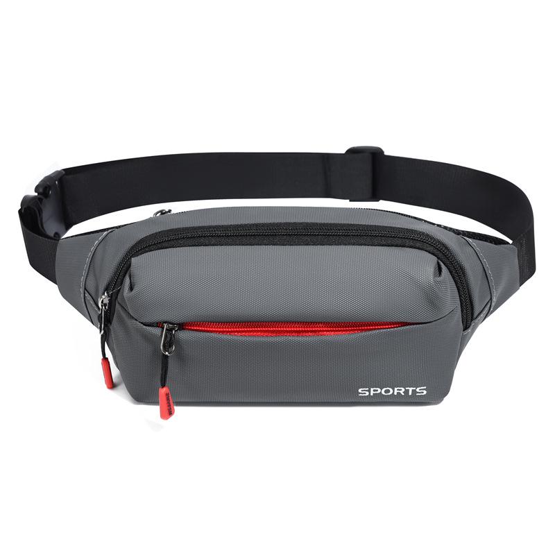

Cross-Border Trend Slim Waist Bag: Solid Color Running, Fitness & Travel Phone Chest Bag