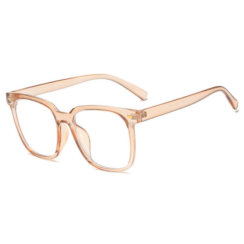 New Large Frame Anti-Blue Light Prescription Glasses - Korean Style for Men & Women, European & American Fashion, Internet Celebrity Trend