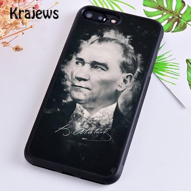 Mustafa Kemal Ataturk Phone Case Cover For iPhone 17 Air 16 15 14 plus 12 13 pro max coque Shell Fundas