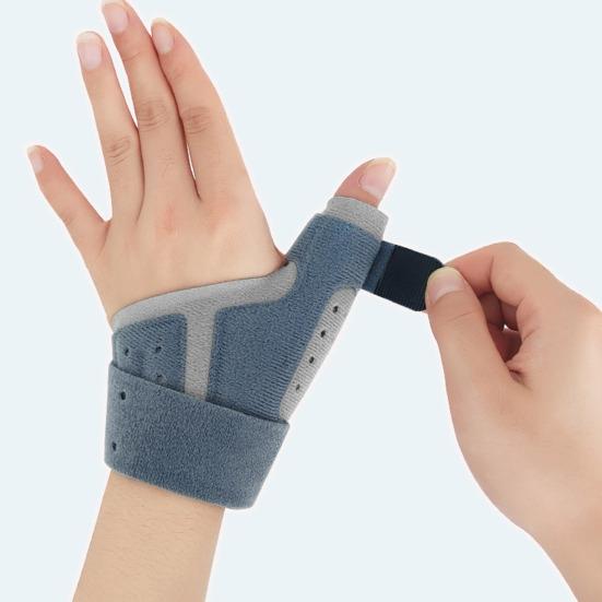 Sports Thumb Support Brace Built-in Spring Finger Protection Wrist Guard Thumb Spica Splint for Pain Sponge Thumb Protector
