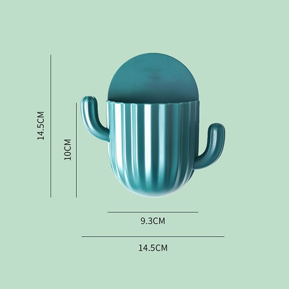 Vanity Brush Comb Self-adhesive Razor Storage Bucket Toothbrush Holder Pen Container Storage Rack